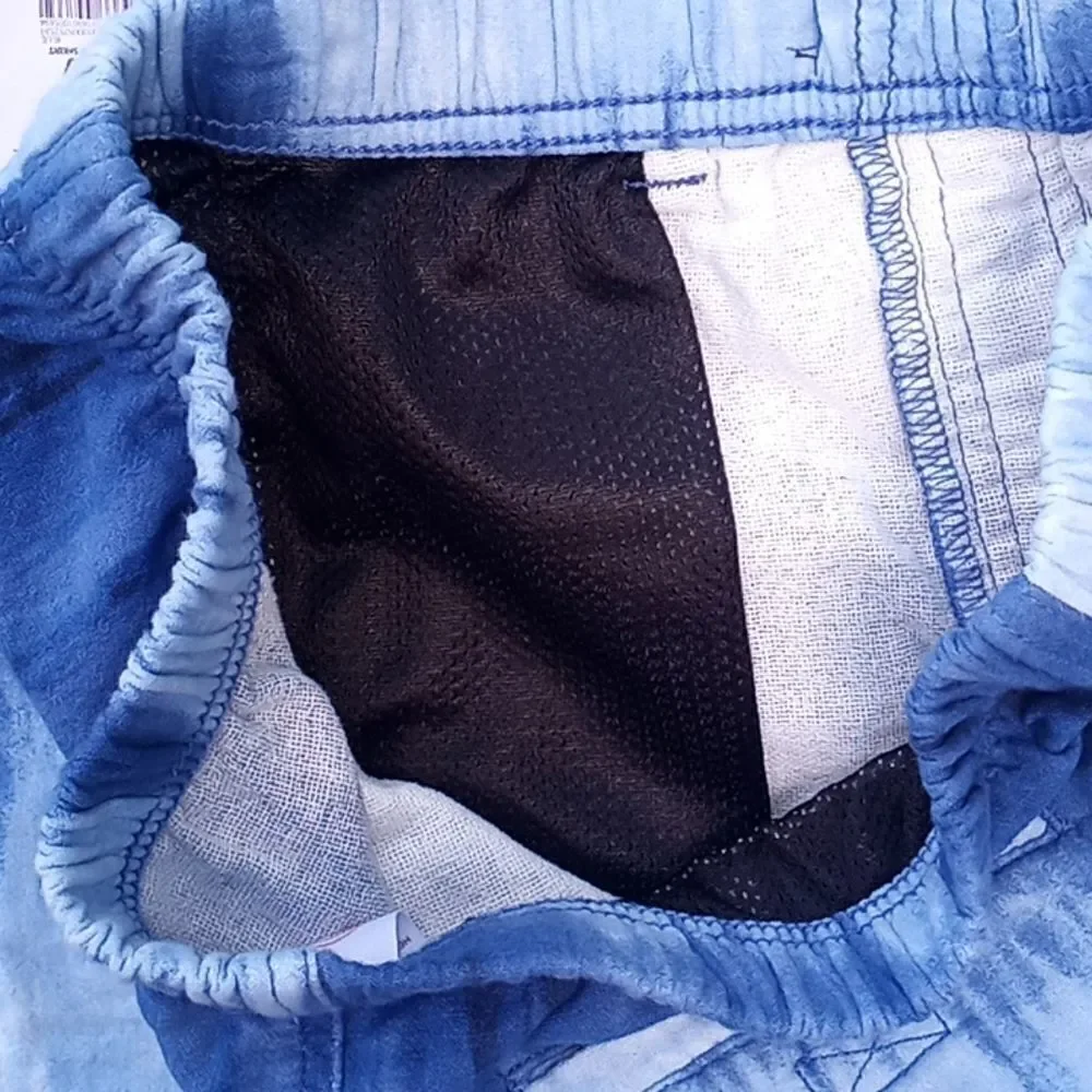 Boys Tie Dye Buckle Up Shorts